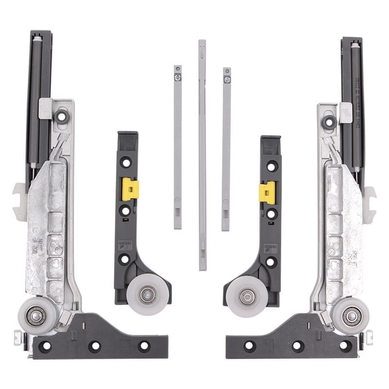 Комплект фурнитуры для Slide Line M на 1 дверь от 450 мм с демпфером 10 кг (9201921) Hettich Комплект фурнитуры для Slide Line M на 1 дверь от 450 мм с демпфером 10 кг (9201921) Hettich