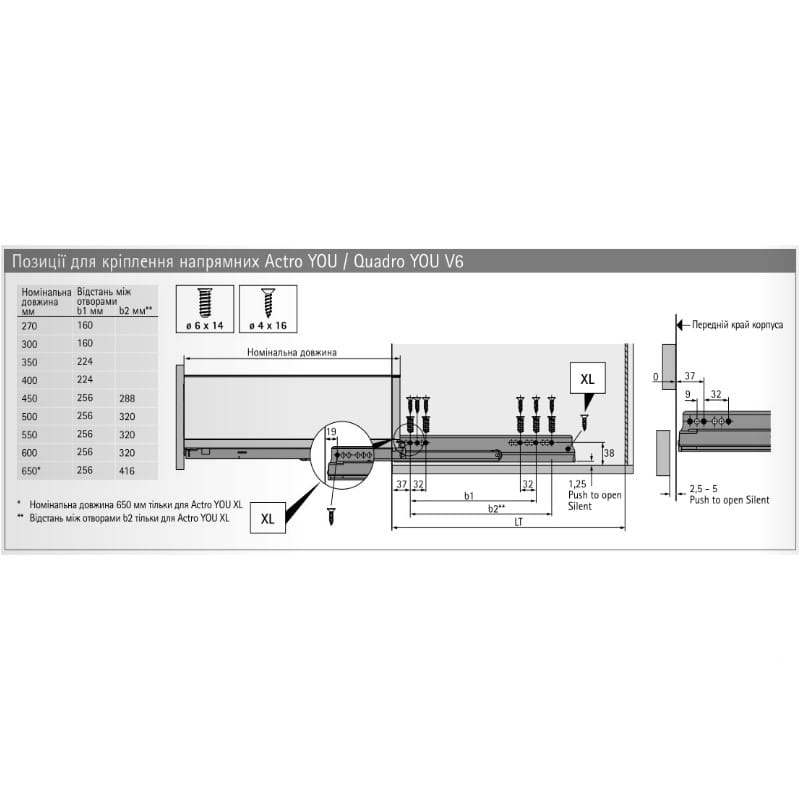 AvanTech YOU Комплект боковин H=139, L=450мм, антрацит (9353434) Hettich AvanTech YOU Комплект боковин H=139, L=450мм, антрацит (9353434) Hettich