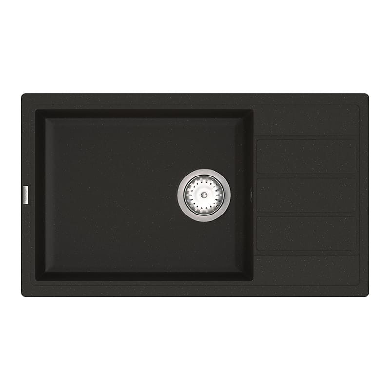 Мийка гранітна Model E 010.76 XL чорний Cascata Мийка гранітна Model E 010.76 XL чорний Cascata
