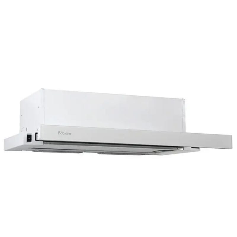 Вытяжка телескопическая белая Slim 60см Lux Glass Fabiano Вытяжка телескопическая белая Slim 60см Lux Glass Fabiano