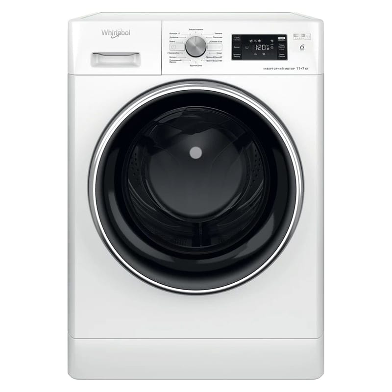 Стирально-сушильная машина FFWDB1176258BCVUA Whirlpool