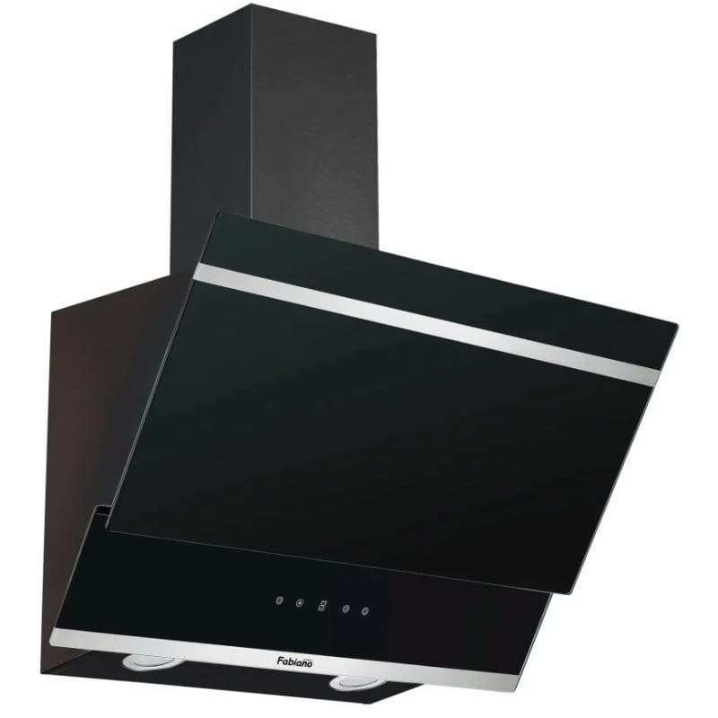 Вытяжка наклонная Sebra 60 Silent Black Fabiano Вытяжка наклонная Sebra 60 Silent Black Fabiano