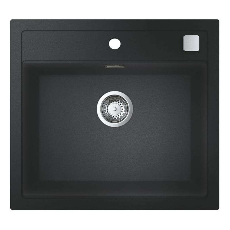 Мойка кухонная K700, гранит, прямоуголь., без крыла, 560x510x200мм, черный гранит Grohe (31651AP0) Мойка кухонная K700, гранит, прямоуголь., без крыла, 560x510x200мм, черный гранит Grohe (31651AP0)