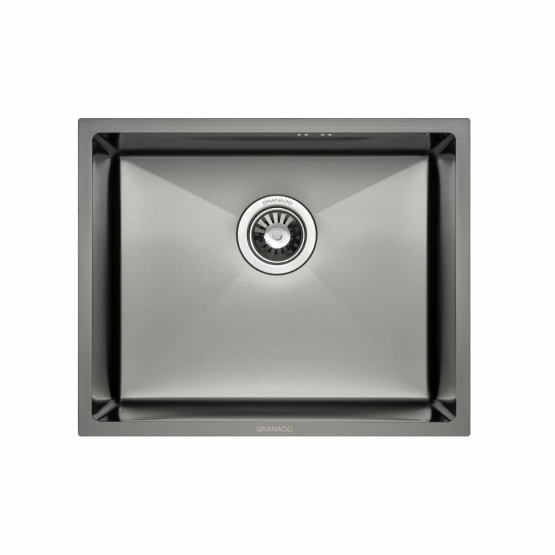 Мийка сталева Under top max STEEL S201 black (530*430*220mm) GRANADO Мийка сталева Under top max STEEL S201 black (530*430*220mm) GRANADO