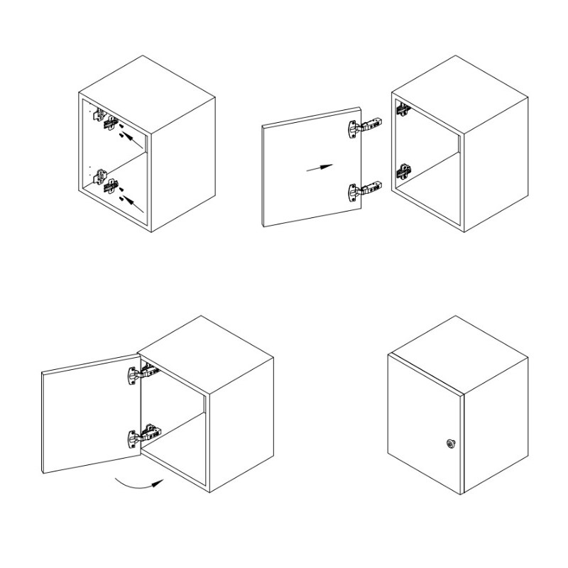 Планка клиновидная 20 для монтажных планок Sensys, цинк (9072536) Hettich