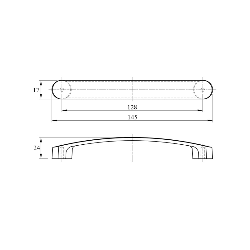 Ручка UU 7107/128 (DUU 71/128 G7) біла_аналог Ручка UU 7107/128 (DUU 71/128 G7) біла_аналог