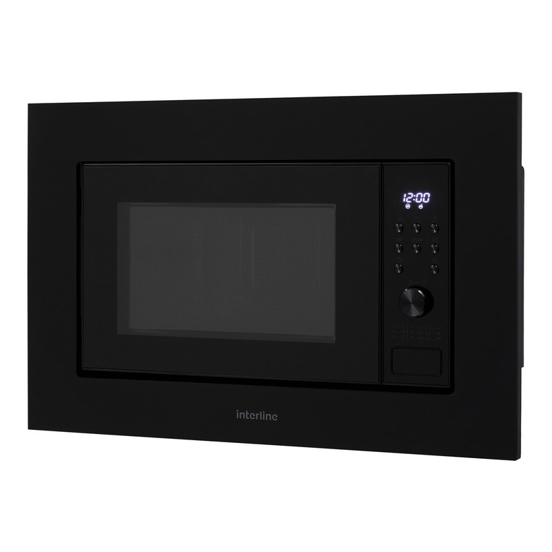 Микроволновка модерн черная INTERLINE MWS 420 ESA BA Микроволновка модерн черная INTERLINE MWS 420 ESA BA