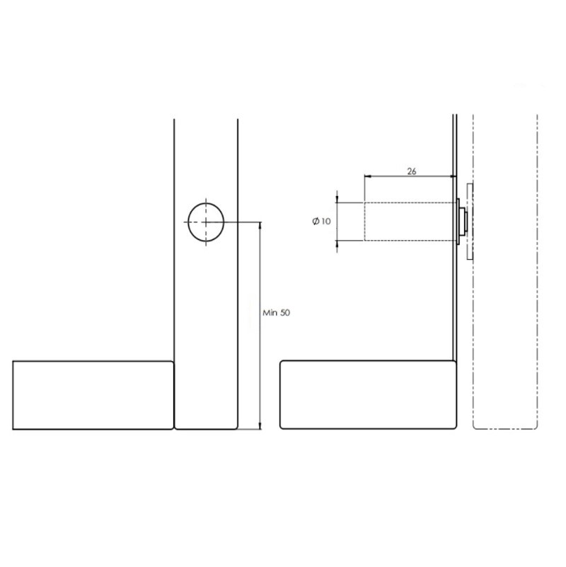 Магнитный замок P2O Lock для Magnet антрацит, врезной (9089634) Hettich Магнитный замок P2O Lock для Magnet антрацит, врезной (9089634) Hettich