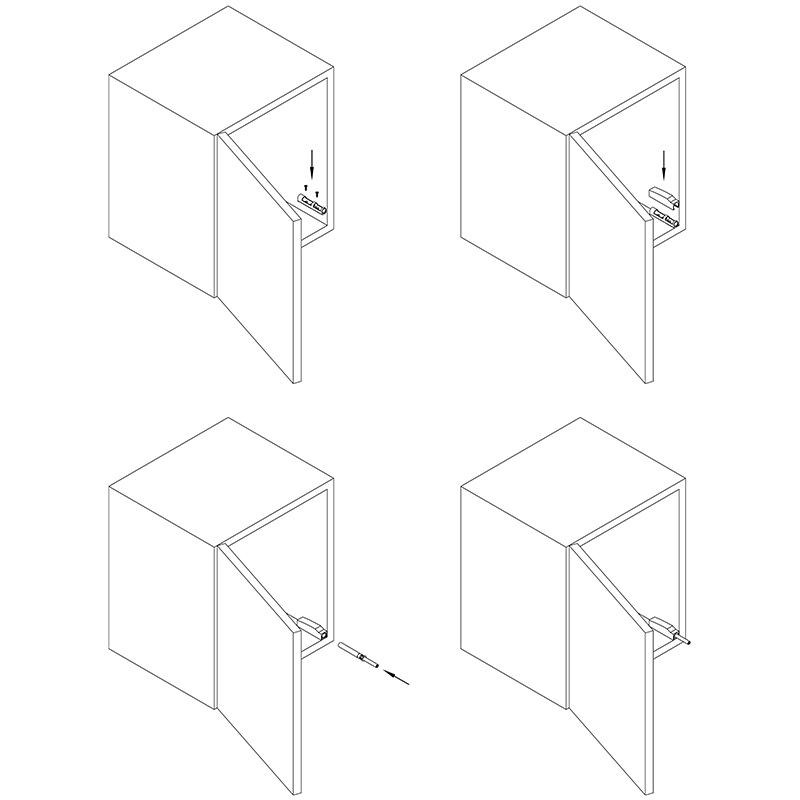 Дизайнерський адаптер для P2O Magnet, PIN, нікель, накладний (9089633) Hettich
