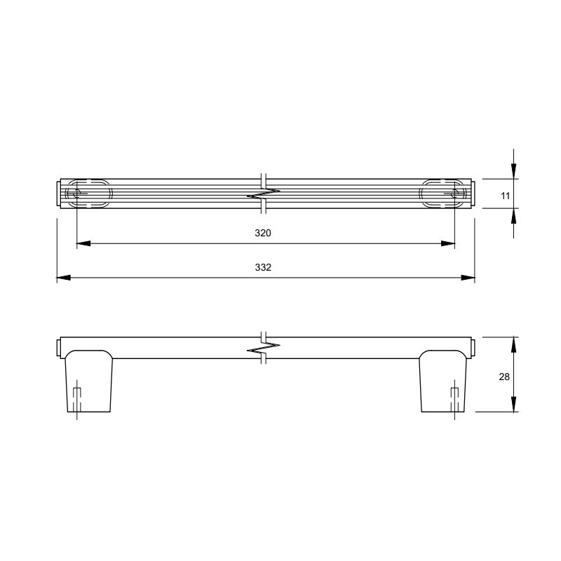 Ручка Marella M 15252.320 FENIX 0720 Інграм Чорний