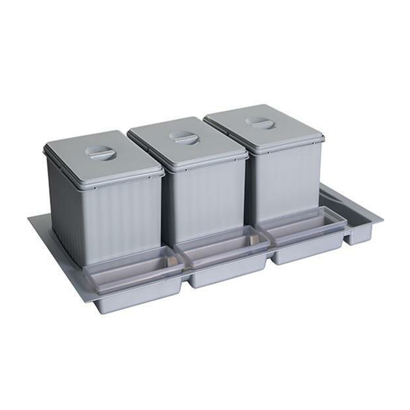 PULLBOY FLEX 800-900/ wys. 230 3x12, kosze do segregacji odpadów