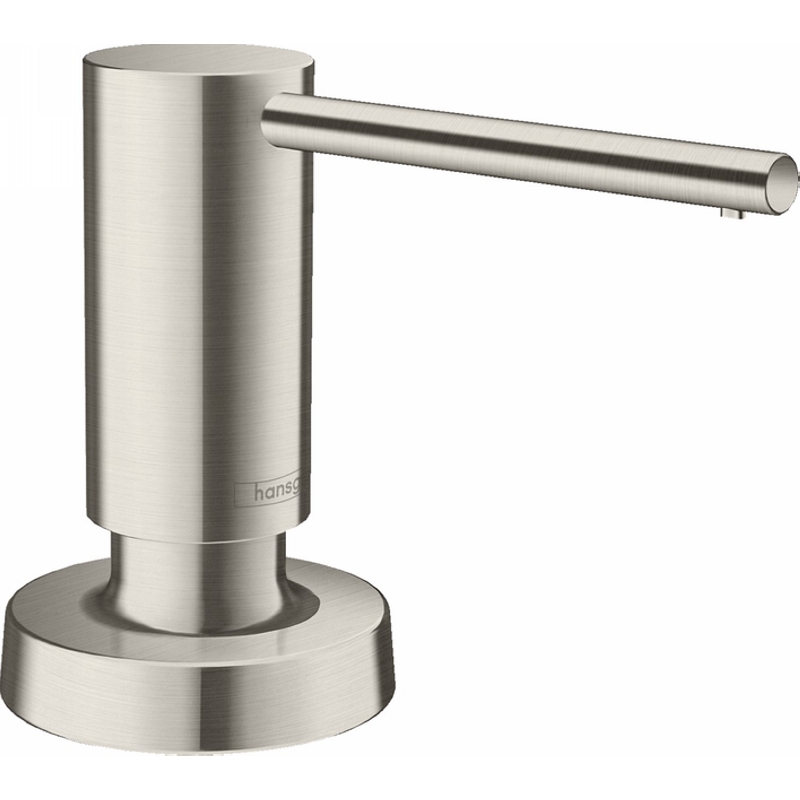 Дозатор для моющих средств A51 500мл стальной Hansgrohe (40448800)