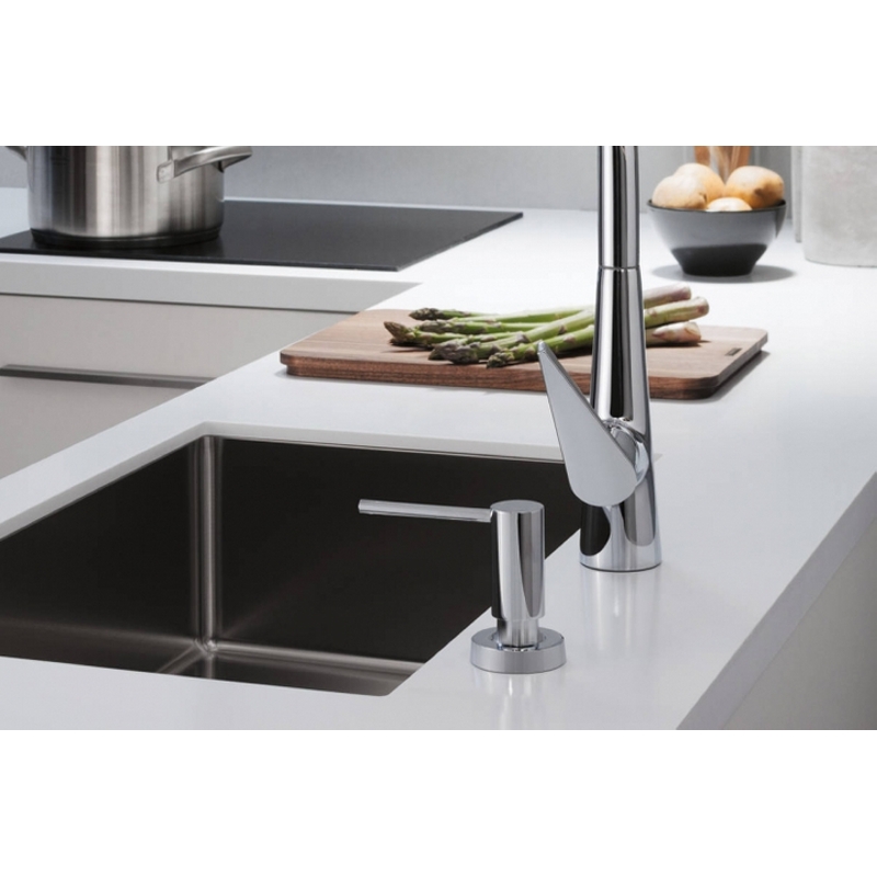 Дозатор для миючих засобів A51 500мл сталевий Hansgrohe (40448800)