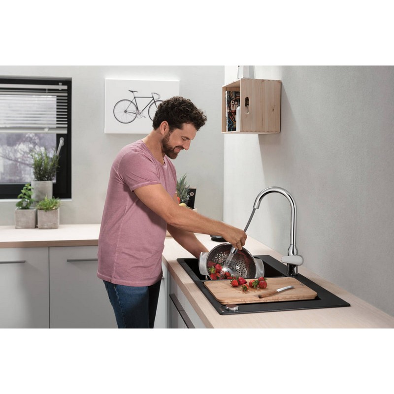 Смеситель для кухни Focus M42 KM220 (в/ш) хром Hansgrohe (71800000)