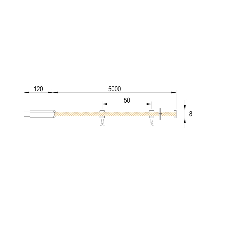 LED-стрічка COB, 320 LEDs/m, 12W, 24V, IP20, холодне світло, 6000К LED-стрічка COB, 320 LEDs/m, 12W, 24V, IP20, холодне світло, 6000К