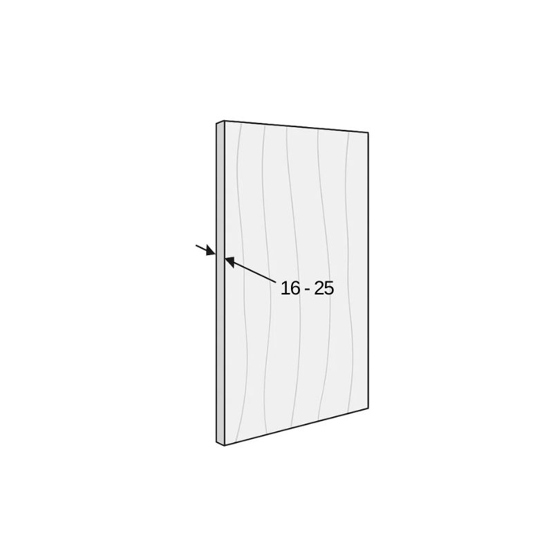 WingLine L, Zestaw elementu jezdnego z dolnym prowadzeniem, bez automatyki zamykania, 25 kg, kolor czarny, lewy ( 9278604) Hettich