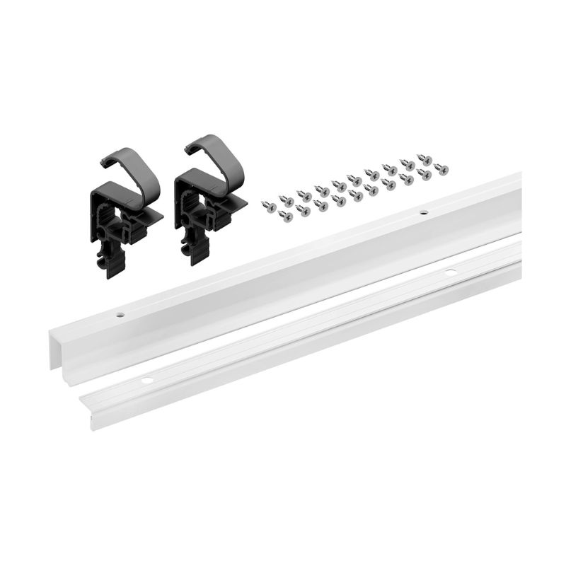 WingLine L Zestaw profili z dolnym prowadzeniem, 2400 mm, lakierowane proszkowo, kolor biały (9279169) Hettich