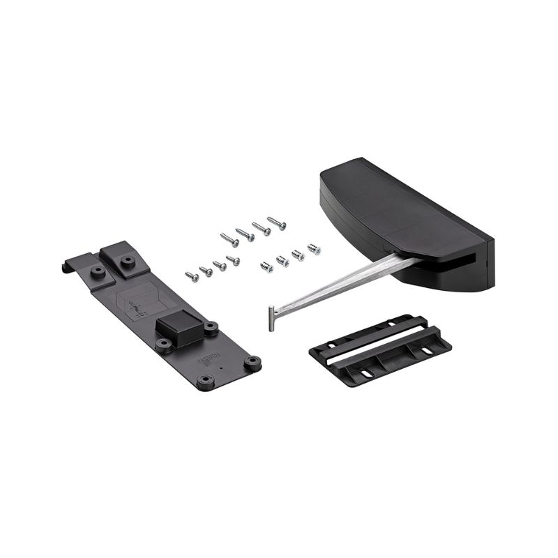 Push to move - zestaw podstawowy, ciężkie, kolor czarny, prawy (9277599) Hettich