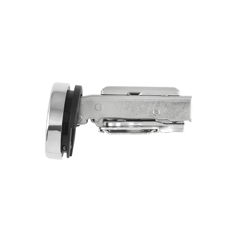 Завіса для скла, Clip-On, 105°, напівнакладна, з дотягувачем, нікель, 3D Muller Profi Line