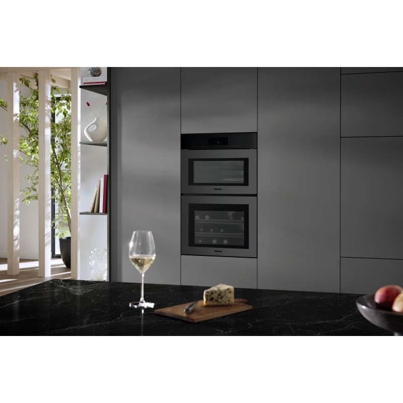 Вбудовуваний винний холодильник KWT 7112 iG чорний обсидіан матовий Miele