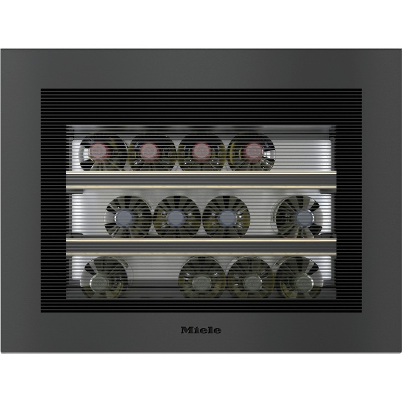 Вбудовуваний винний холодильник KWT 7112 iG чорний обсидіан матовий Miele