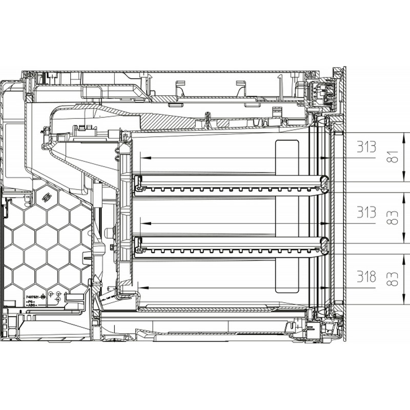 Вбудовуваний винний холодильник KWT 7112 iG чорний обсидіан матовий Miele