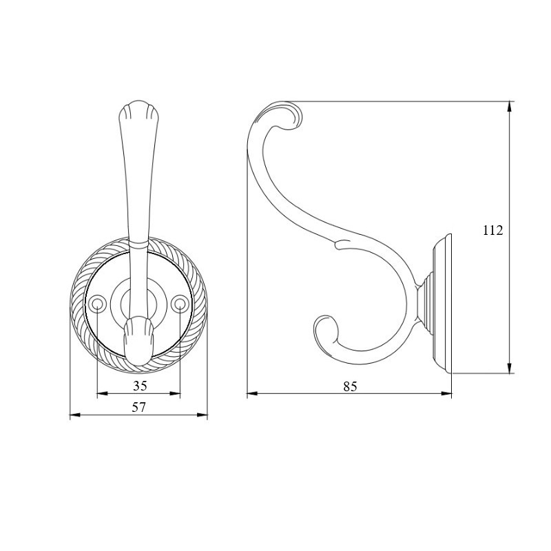 Гачок Marella CL 43001.113 золото Гачок Marella CL 43001.113 золото
