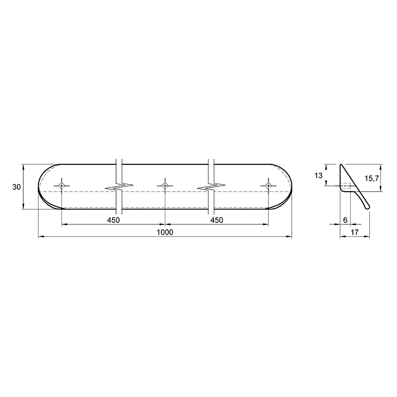 Ручка Ferro Fiori M 0734.1000 чорний браш