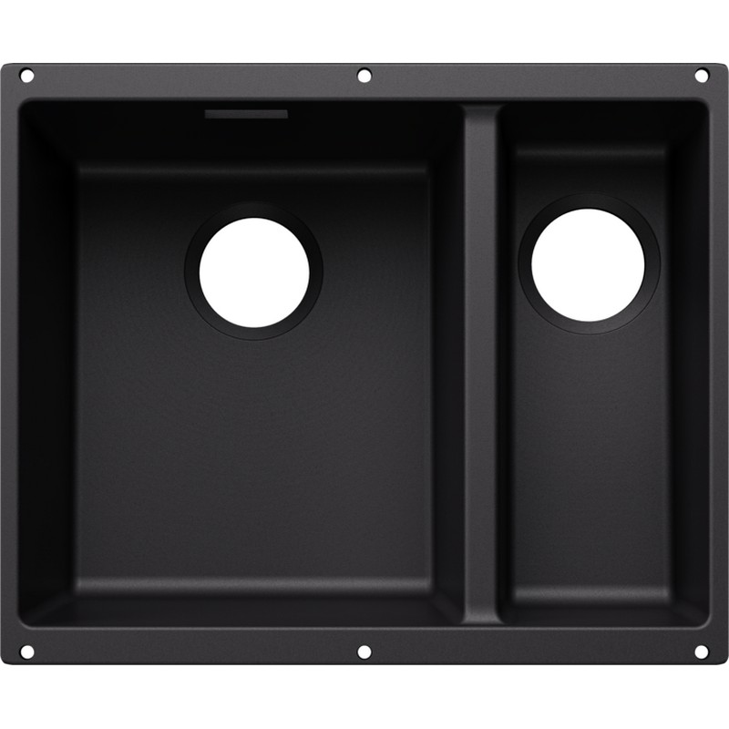 Мийка SUBLINE 340/160-U SILGRANIT (мпс) чорний BLANCO (527818)