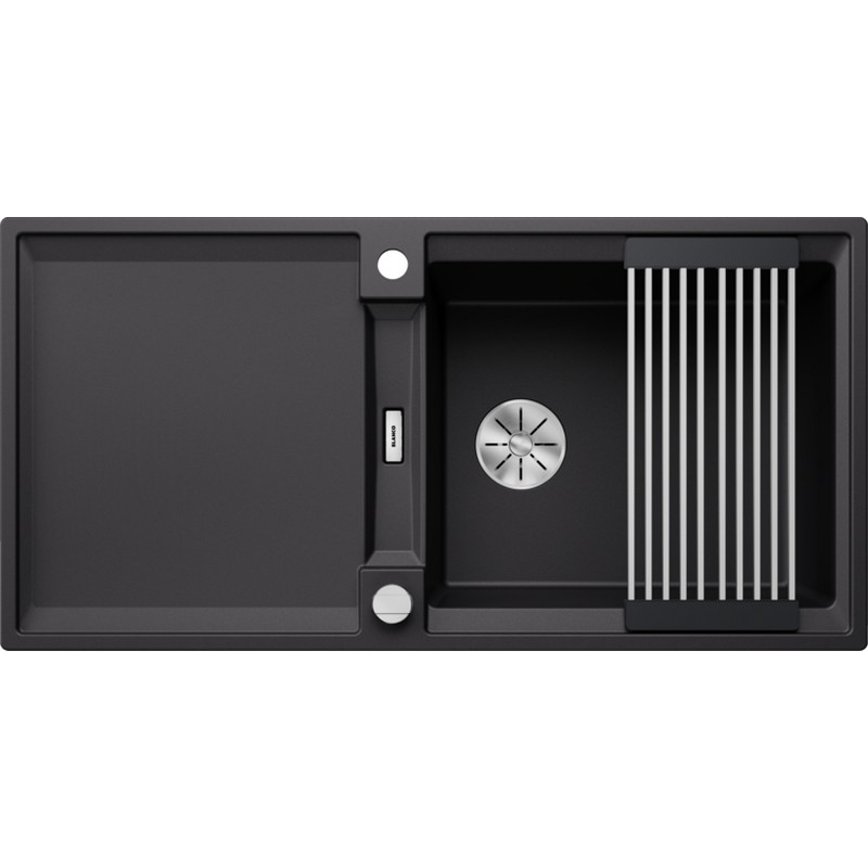 Мийка ADIRA XL 6 S-F SILGRANIT (в рівень) чорний BLANCO (527625)