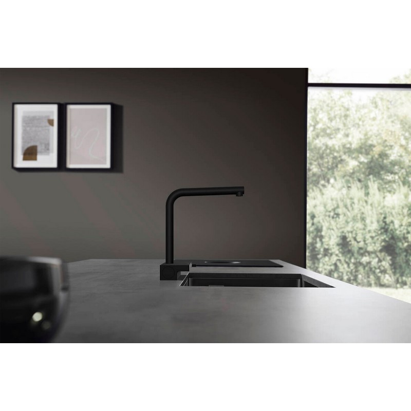 Змішувач для кухні Aquno Select M81 (в/ш) чорний матовий Hansgrohe Змішувач для кухні Aquno Select M81 (в/ш) чорний матовий Hansgrohe
