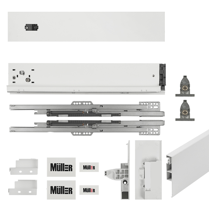 Комплект для внутрішньої шухляди Muller Box profi line 3D L=350 Н=95 білий Комплект для внутрішньої шухляди Muller Box profi line 3D L=350 Н=95 білий