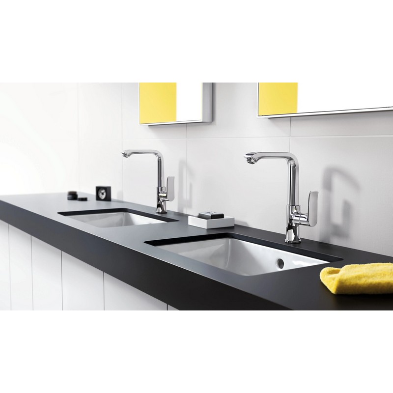 Змішувач для умивальника Metris 230 з донним клапаном Chrome Hansgrohe (31087000)