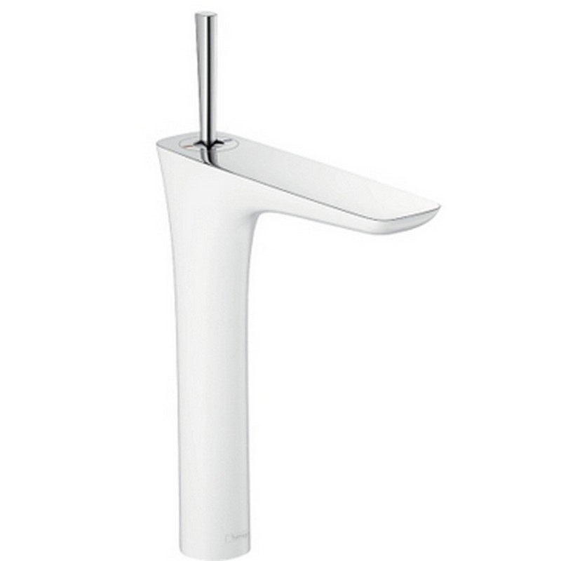 Змішувач для умивальника PuraVida White/Chrome Hansgrohe (15072400)