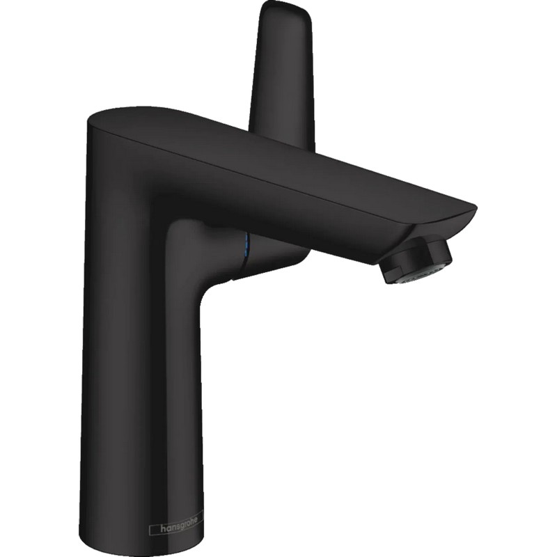 Змішувач для умивальника Talis E 150 з донним клапаном Matt Black Hansgrohe (71754670)