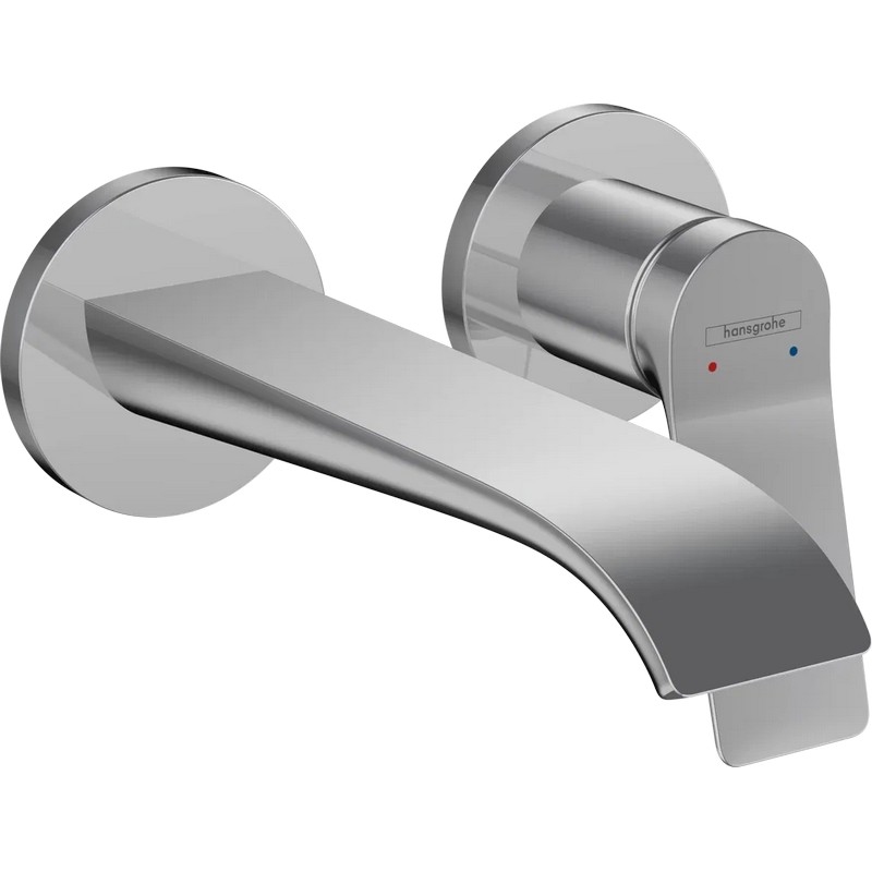 Змішувач для умивальника Vivenis настінний з виливом 195 мм Chrome Hansgrohe (75050000)