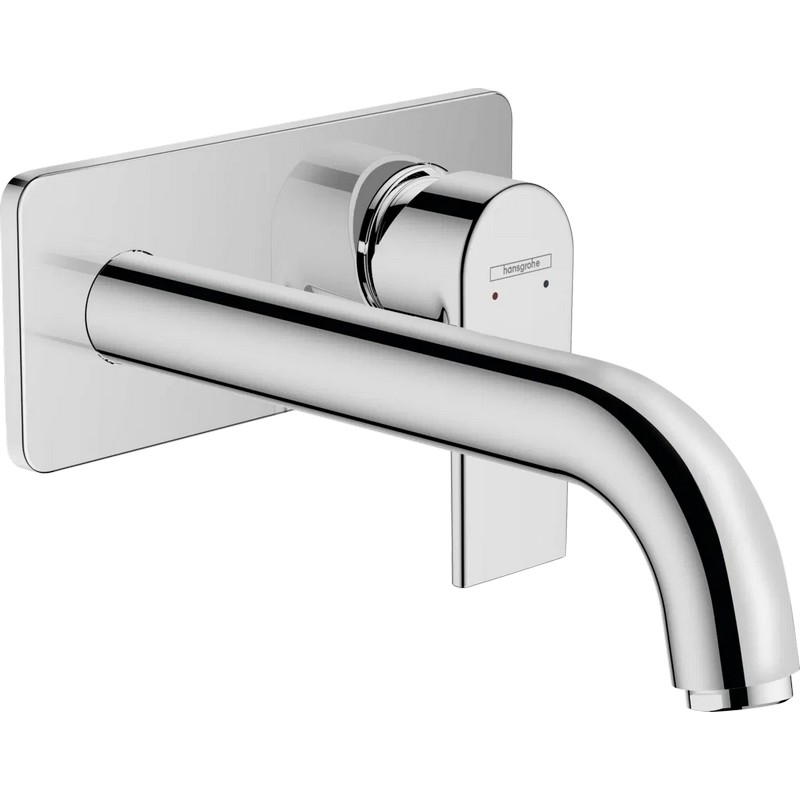 Змішувач для умивальника настінний Vernis Shape 205 мм Chrome Hansgrohe (71578000)