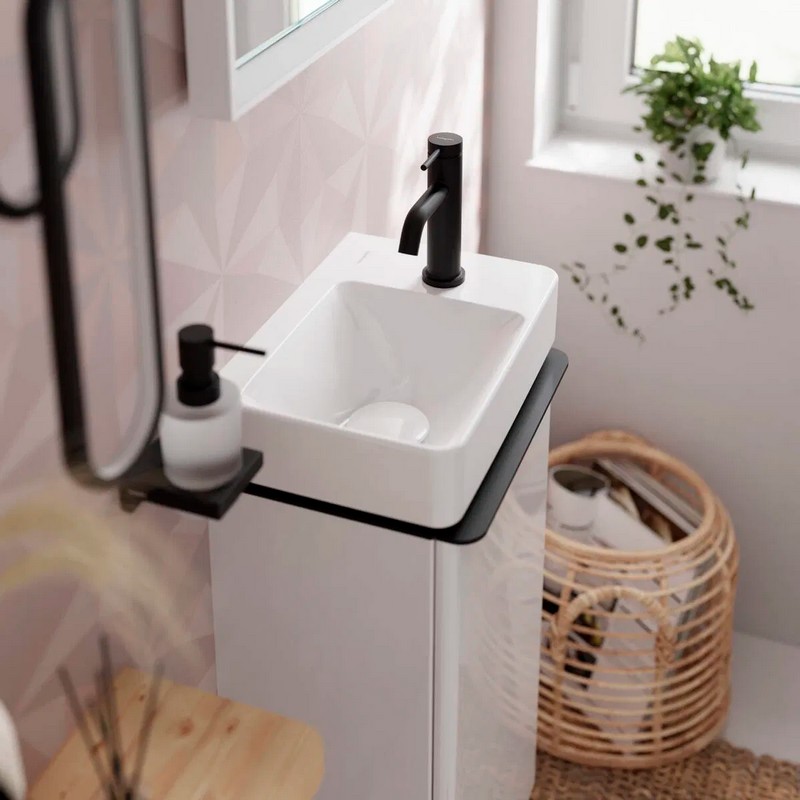 Змішувач для умивальника Tecturis S 80 CoolStart без донного клапана Matt Black Hansgrohe (73301670) Змішувач для умивальника Tecturis S 80 CoolStart без донного клапана Matt Black Hansgrohe (73301670)