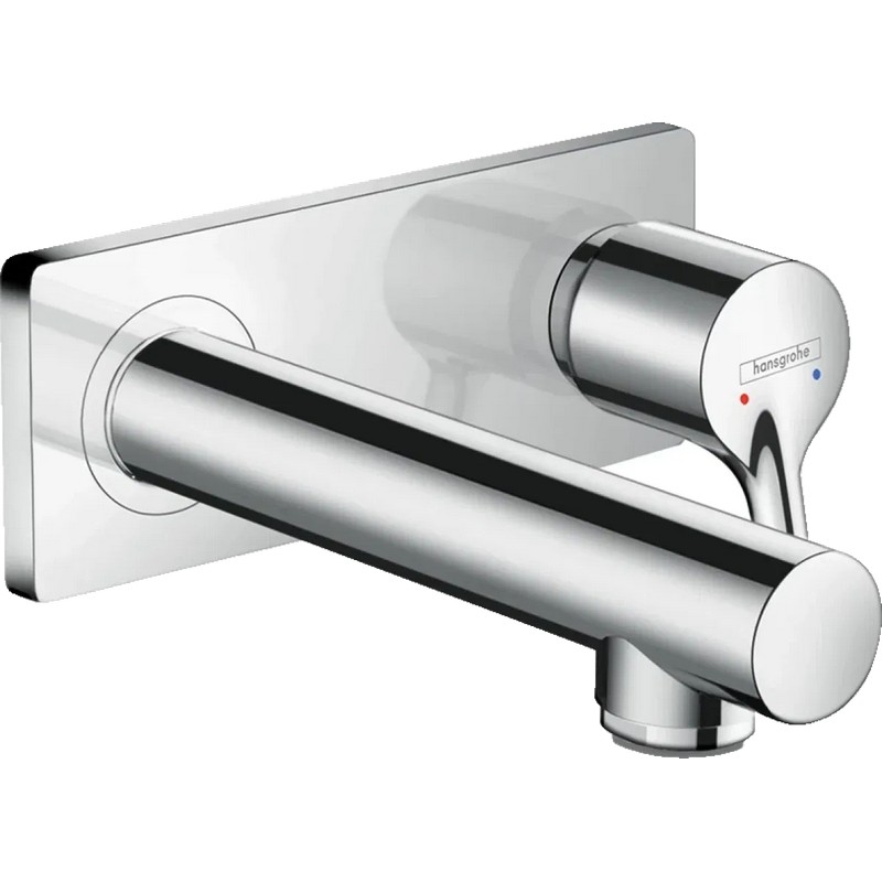 Змішувач для умивальника Talis S монтаж зі стіни 165мм Chrome Hansgrohe (72110000)