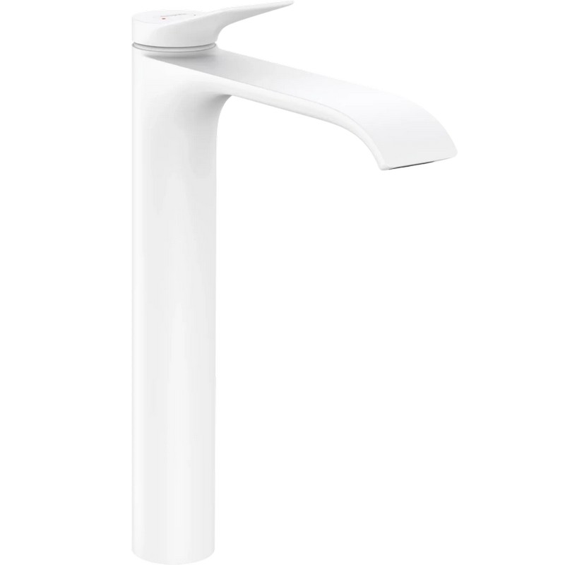 Змішувач для умивальника Vivenis 250 з донним клапаном pop-up, Matt White Hansgrohe (75040700)
