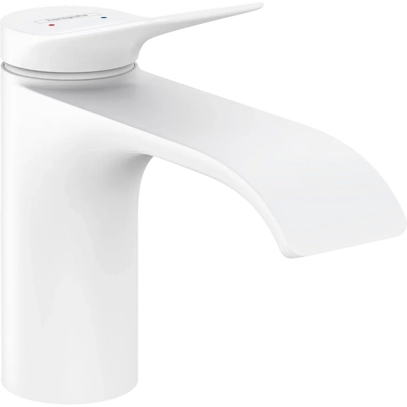 Змішувач для умивальника Vivenis 80 з донним клапаном pop-up White Hansgrohe (75010700)