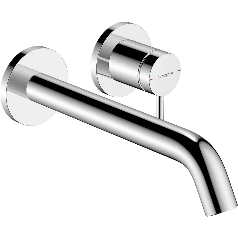 Змішувач Tecturis S 225 для умивальника зі стіни Chrome Hansgrohe (73351000)
