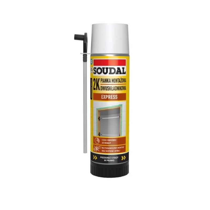 Монтажна піна Soudafoam 2K, Soudal, 400ml