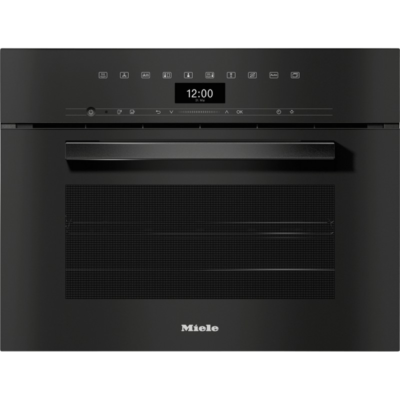 Парова шафа компактна DGC 7440 HC Pro чорний обсидіан Miele Парова шафа компактна DGC 7440 HC Pro чорний обсидіан Miele