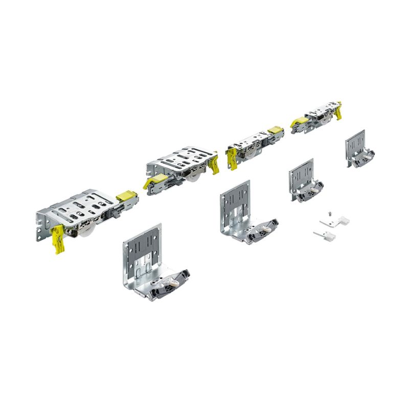 Комплект роликів для 2-дверної шафи, 18-30мм, 60кг, TopLine XL v2.0 (9275796) Hettich