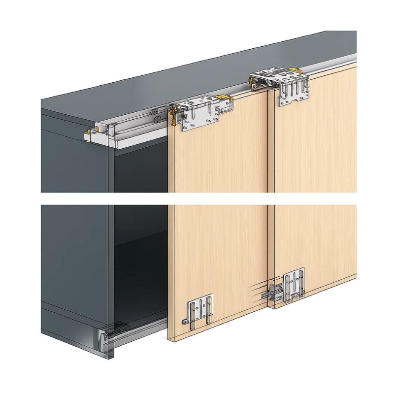 Комплект профілей швидкого монтажу TopLine XL v2.0 2300мм з кліпсами (9278672) Hettich