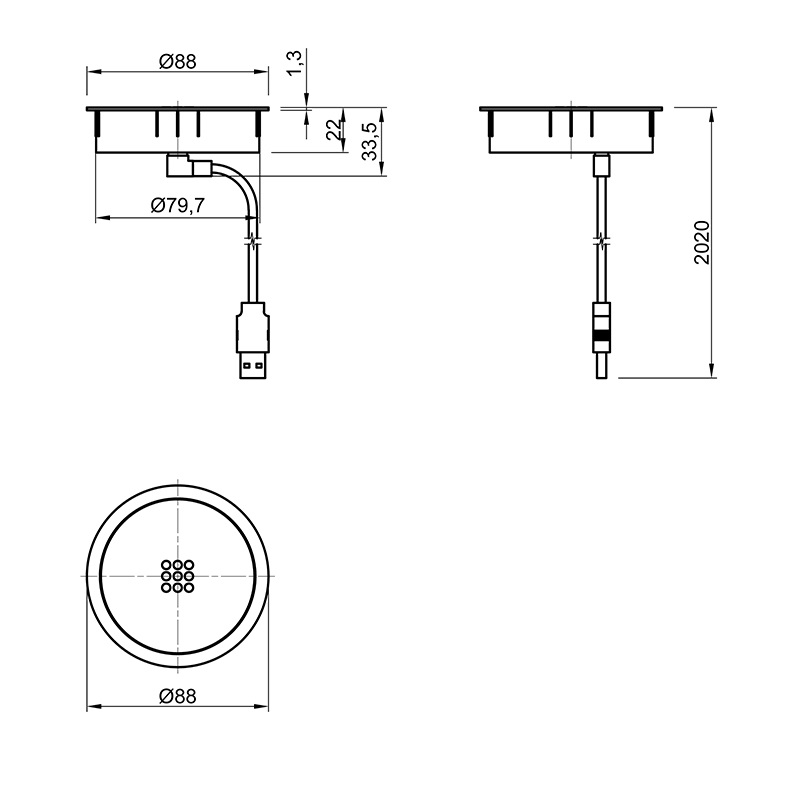 VersaCHARGER Безпроводная зарядка Qi (5V/9V, 1A/1,1А), живлення microUSB 5V/9V 2A, IP20, чорний/чорний (060.09Y.00001) VersaCHARGER Безпроводная зарядка Qi (5V/9V, 1A/1,1А), живлення microUSB 5V/9V 2A, IP20, чорний/чорний (060.09Y.00001)