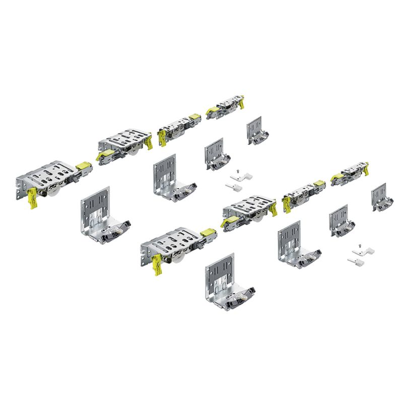 TopLine XL, к-т роликів, 32 - 40 мм, 100 кг, 4 дверкі (9278793)