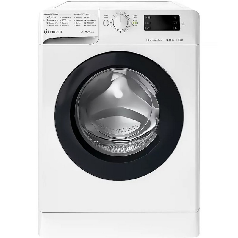Пральна машина вузька OMTWSE 61293 WK UA біла Indesit Пральна машина вузька OMTWSE 61293 WK UA біла Indesit