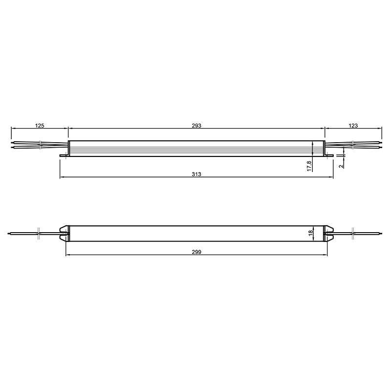 Блок живлення UltraSLIM, 24-60-IP20-2Y, метал. корпус Блок живлення UltraSLIM, 24-60-IP20-2Y, метал. корпус